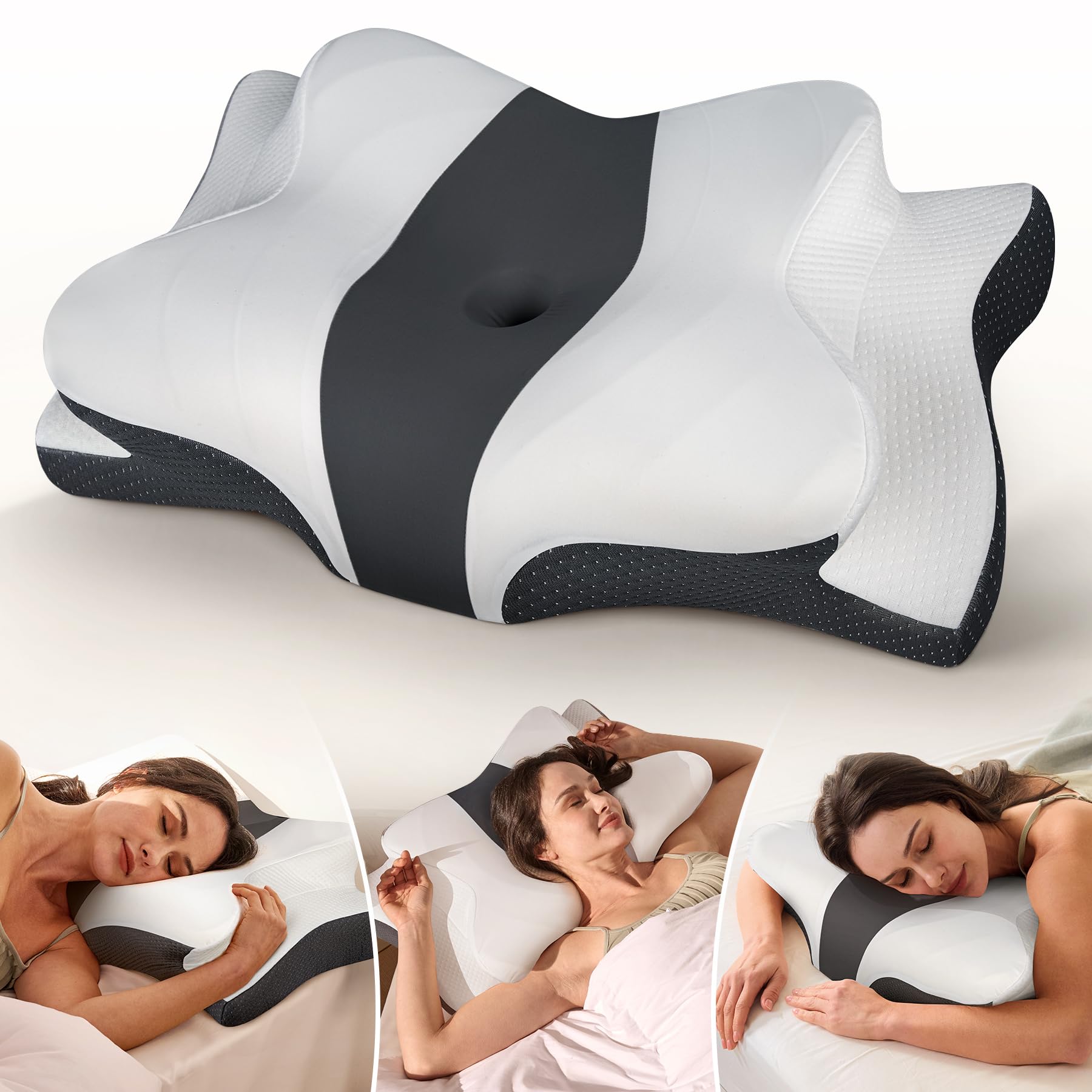 Amazon.com: Cozyplayer True Cooling Cervical Neck Pillow for Pain